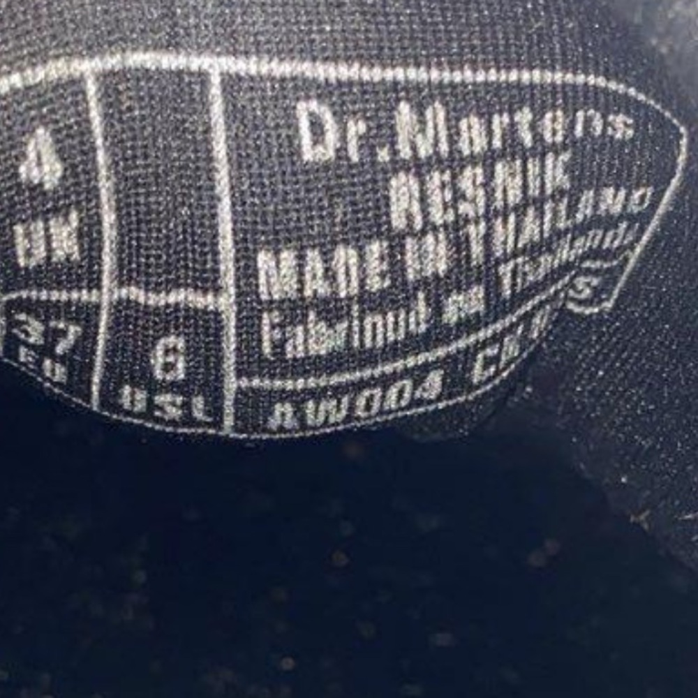 Dr Martens Women's Resnik Black Leather Celia Quad Platform Oxford Shoes Size 6 - Picture 7 of 7